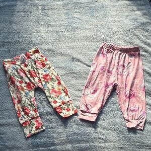 Floral Kids Pajama Set - Pink and Cream